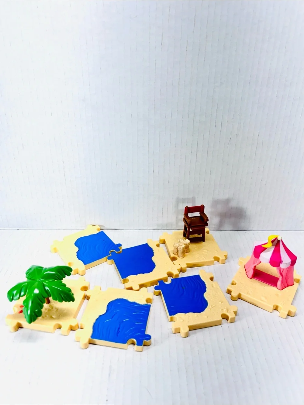 Micro Village Smurfs Gargamel Castle, Windmill & Beach Playset, With 6 Figures